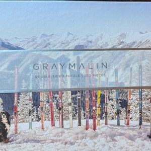 Double sided Gray Malin Ski puzzle 500 pieces